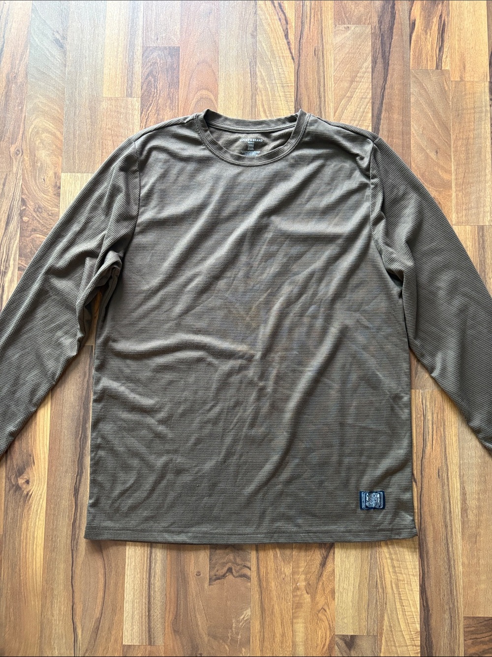 Lucky Brand Men's Long-Sleeve Waffle Thermal Shirt - Brown Size L